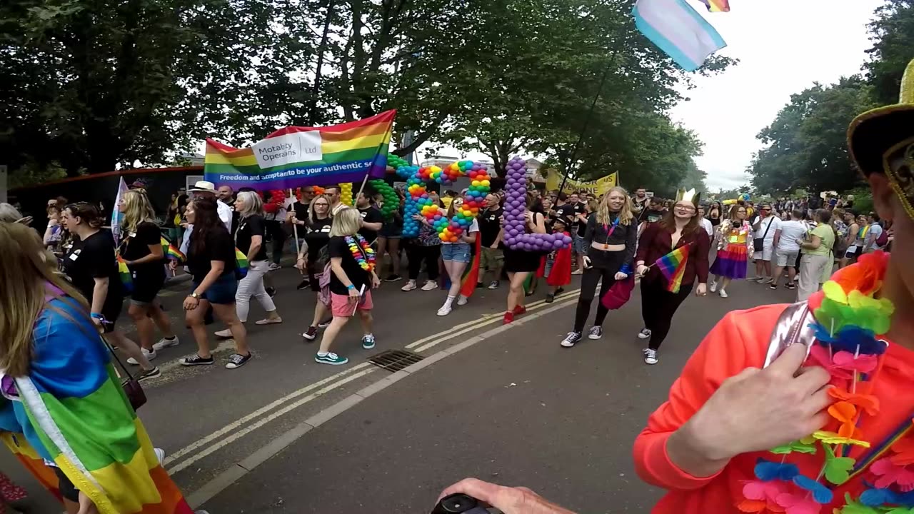 Bristol Gay LGBTQIA+ Pride Summerset England 2019 GoPro Part 1