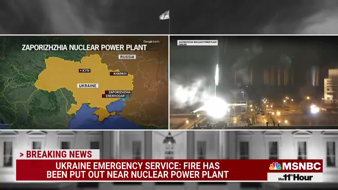 Fire Extinguished At Ukrainian Nuclear Power Plant After Russian Attack