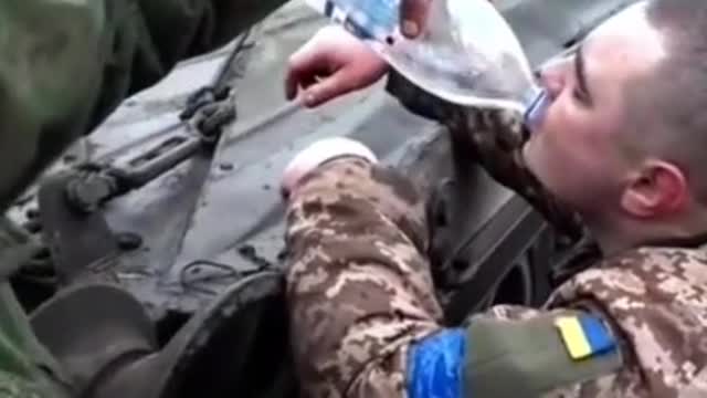 War in Ukraine. The first captured Ukrainians and how they are treated!!!!!