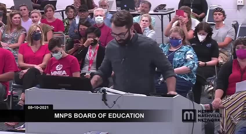 Matt Walsh shows up and TORCHES school board over mask mandates for kids.