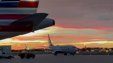 Parking the aeroplane at airport✈️🛩️