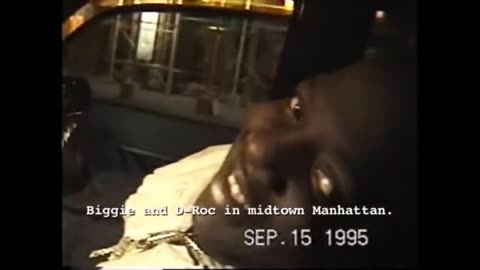 Biggie and D Roc in Midtown Manhattan