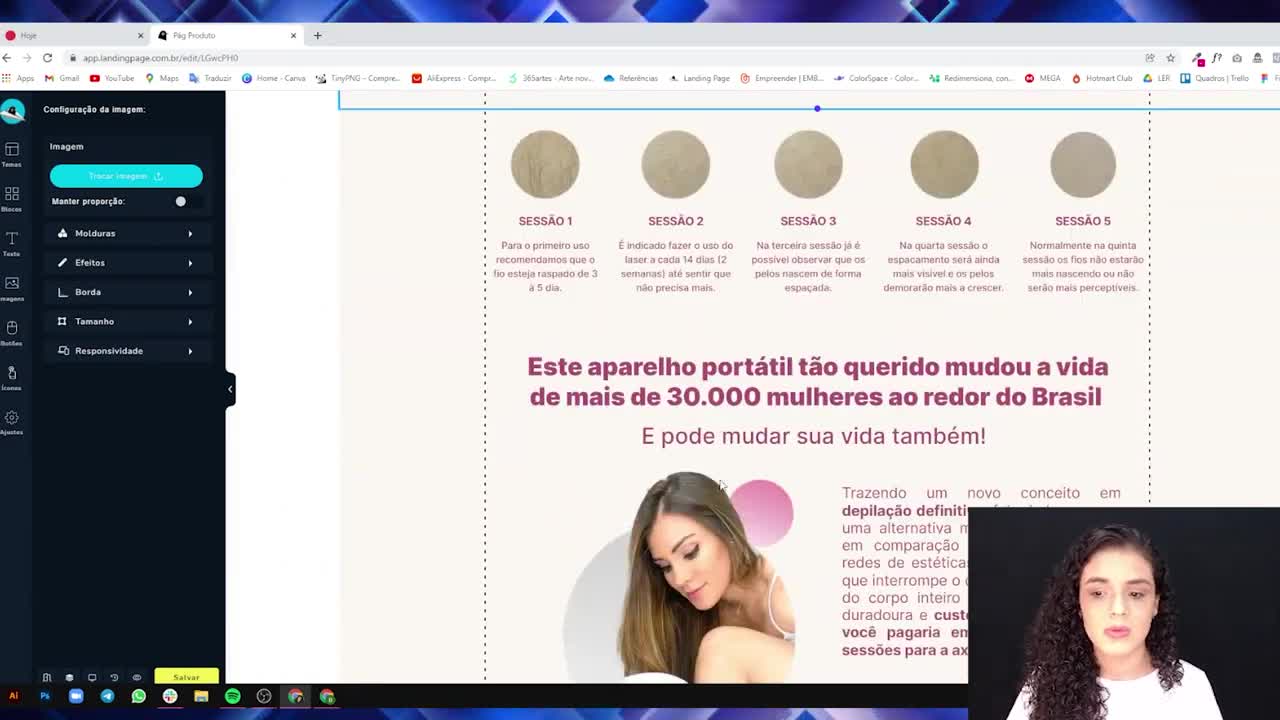 Qual é o melhor formato de imagem para landing page?