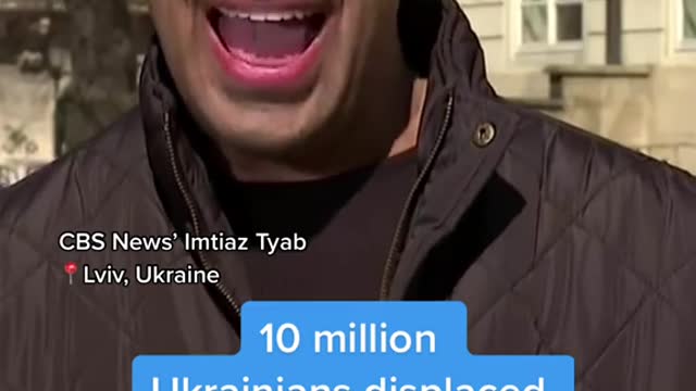 10 millioneUkrainians displaced