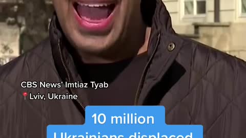 10 millioneUkrainians displaced