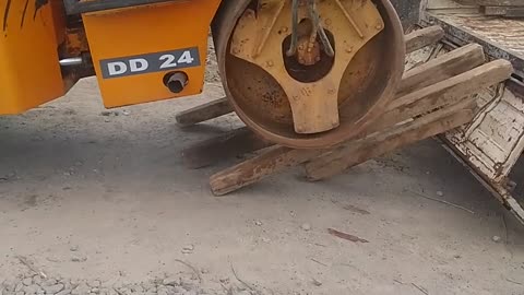 Road Roller simple Unloding