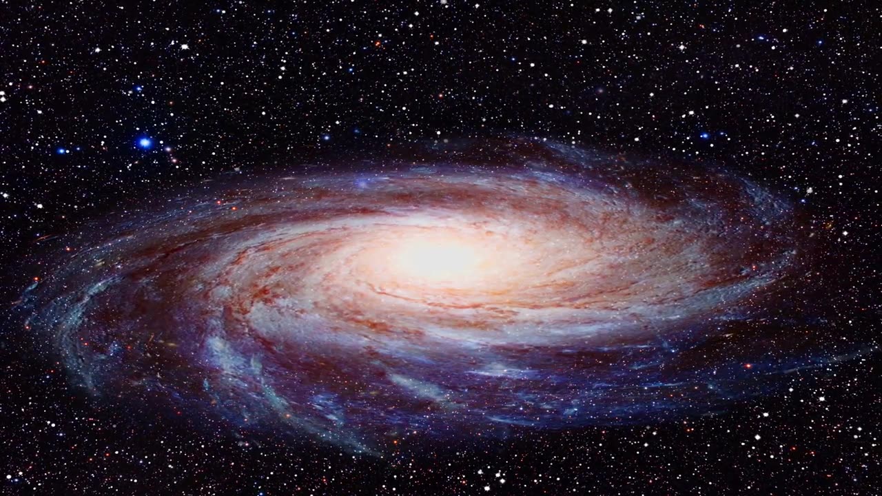 Travel in the universe. Royalty free music.