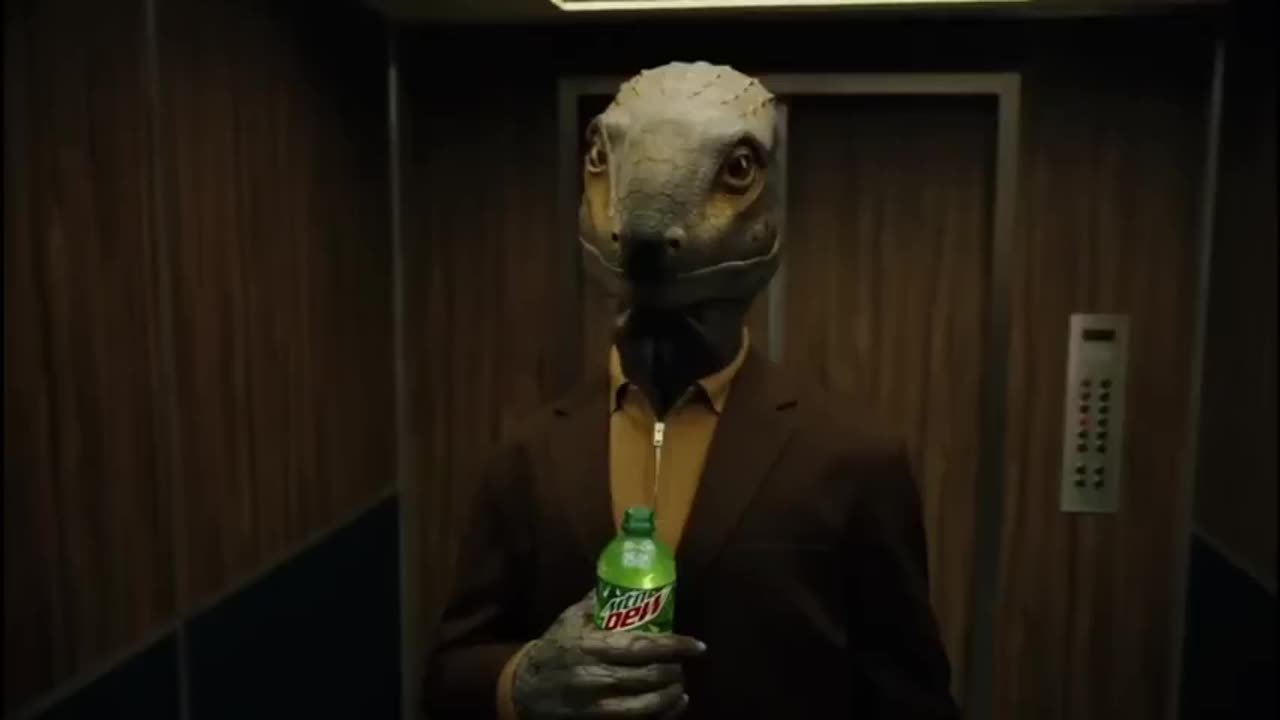 Your soul needs MOUNTAIN DEW. Commercial shows humans turning into REPTILIAN! What's in it?