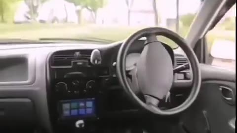 20 Yr Old Student From Abbottabad Amazed Everyone By Driving An Efficient Car Using A Keyboard