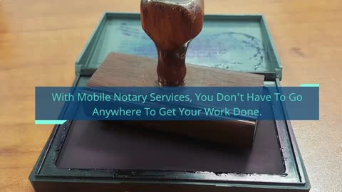 Mobile Notary Services