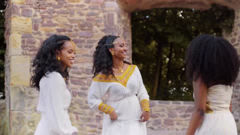 Eritrean traditional design dance