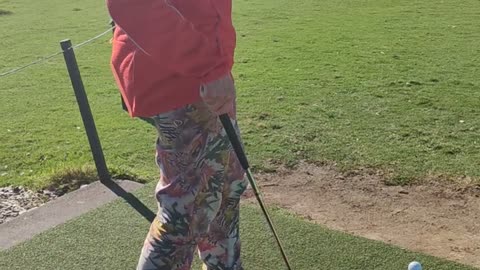 Mom Tries Golf