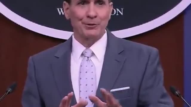Pentagon Spokesman John Kirby gets emotional while speaking about the war in Ukraine.