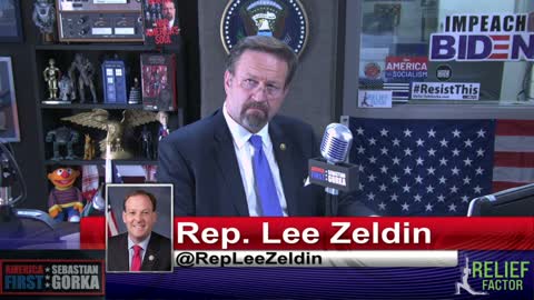 Biden takes revenge; we do nothing. Joy Pullmann and Rep. Lee Zeldin with Sebastian Gorka