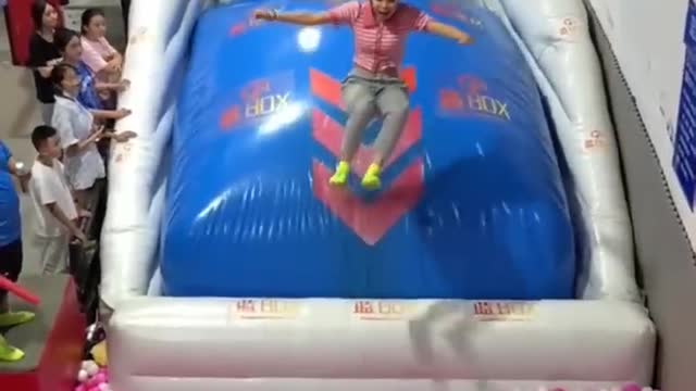 This Trampoline Is So Fun! Why Didn't We Just Start Jumping Around Like This When We Were Kids