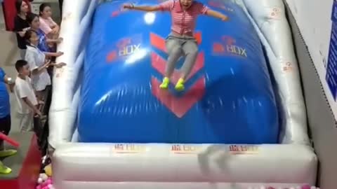 This Trampoline Is So Fun! Why Didn't We Just Start Jumping Around Like This When We Were Kids