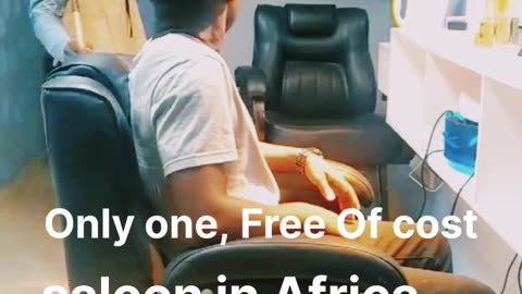 One& Only Free of cost saloon in AFRICA.Enjoy this video.Watch till End.