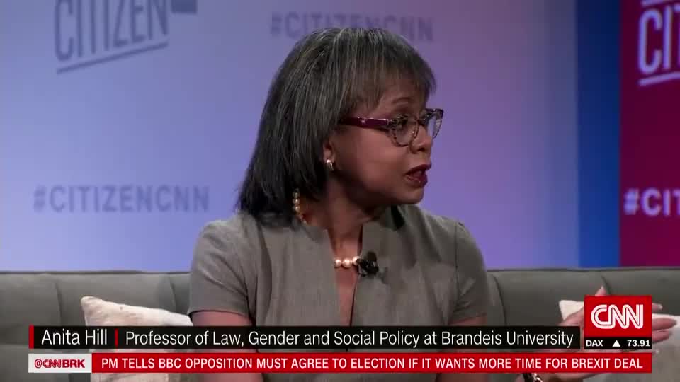 CNN "journalist" asks Anita Hill if she's forgiven Joe Biden