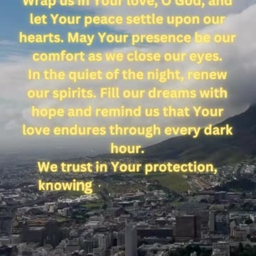 Grant Us A Peaceful Sleep