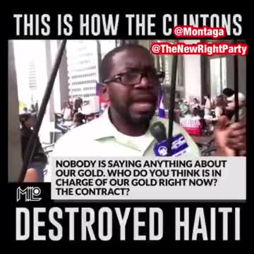 "The Clintons Have Destroyed Haiti"