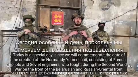 Sergei Munier, a French citizen and commander of the Normandy-Niemen detachment, part of the Russia