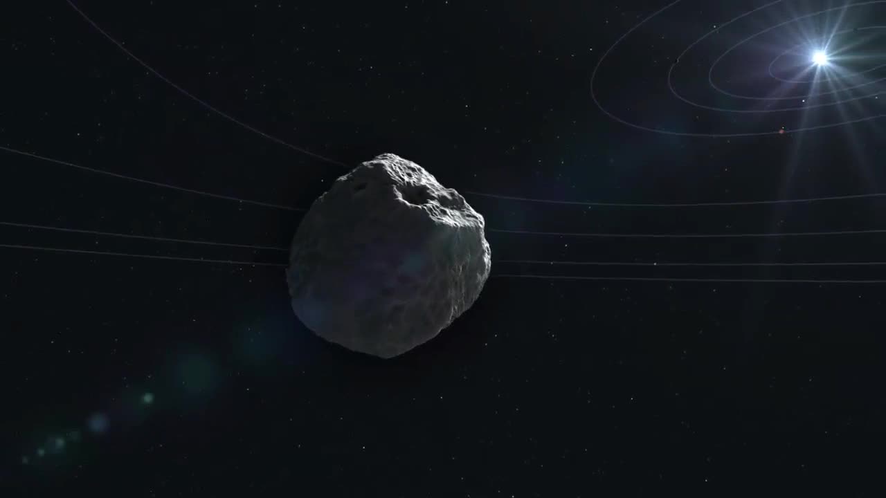 Revolving Asteroid: A CG Animation Marvel