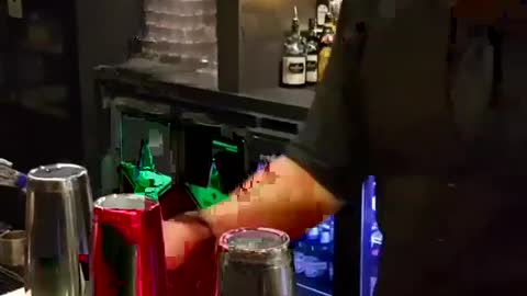 The wizard behind the bar