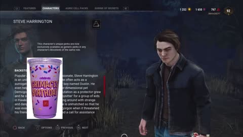 DbD Jonathan Byers Tries The Grimace Shake