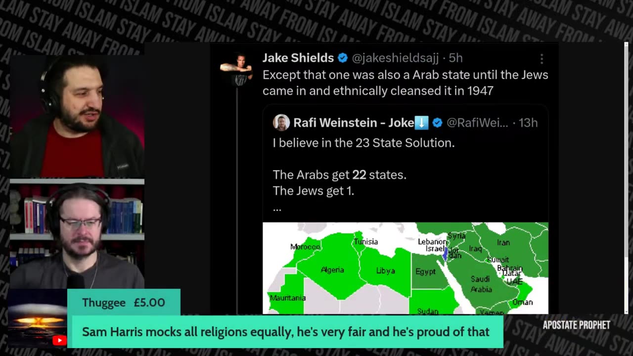 Famous MMA Fighter & Hamas Fan Jake Shields Backs Out of Debate with AP _ LIVE w