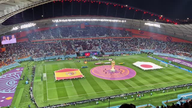 Japan vs Spain - Pre game presentation - Fifa World Cup Qatar 2022