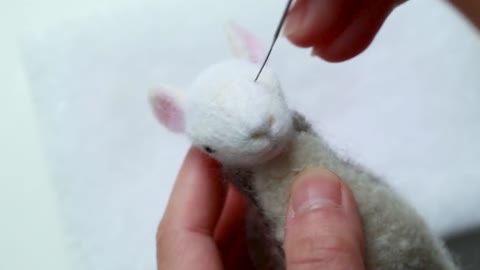 Alpaca wool felt