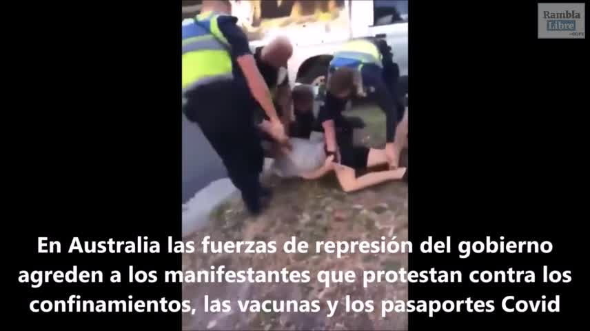 La represión policial se impone en Australia