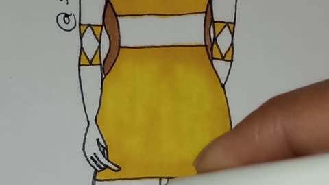 Power Ranger Inspired Fashion Illustration Speed Colouring