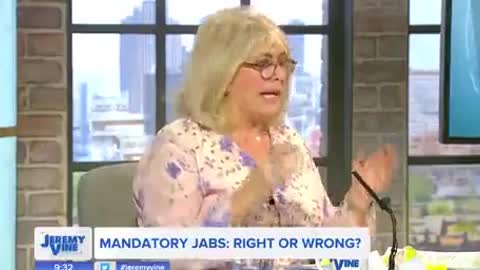 Mandatory Jabs Right or Wrong? Jeremy Vine (Is this a comedy show?)