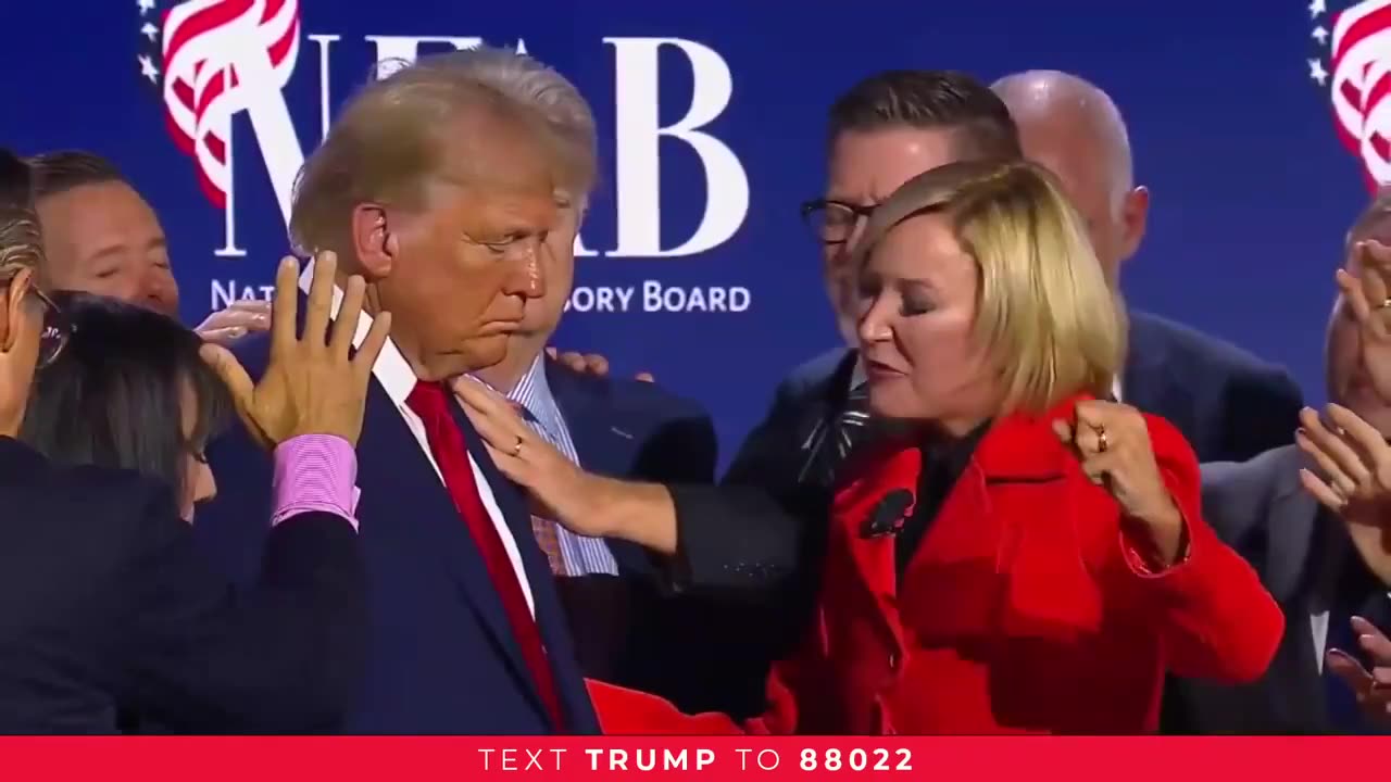 Pastors pray over Donald J. Trump to keep him safe…