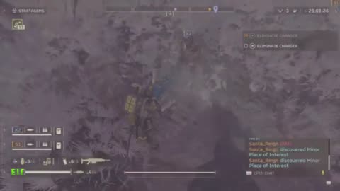 Helldivers 2 - Chargers Eliminated Santa's video (M16)