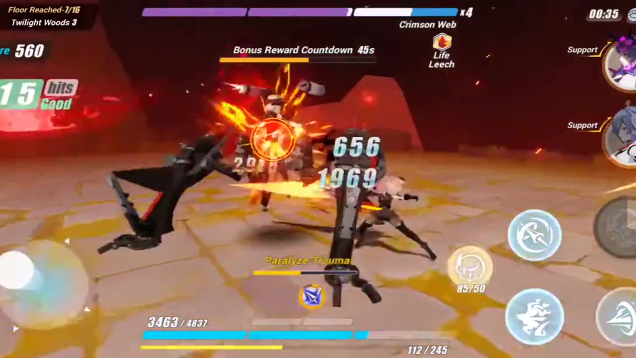 Honkai Impact 3rd - Elysian Realm Real Difficulty W/ Valkyrie Gloria Pt 2