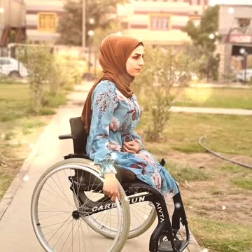 The most beautiful girls in a wheelchair