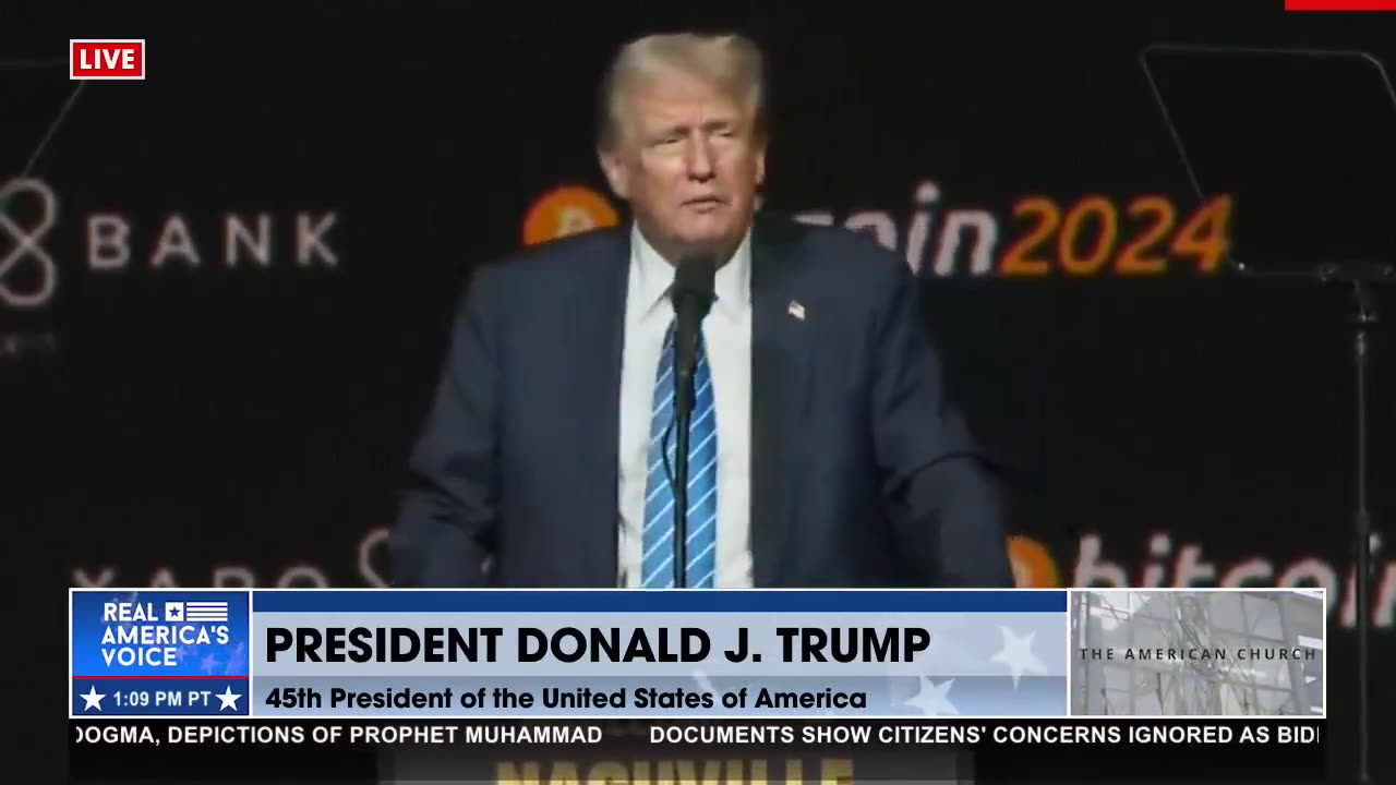 "Bitcoin is a miracle of cooperation & human achievement" - Pres Trump