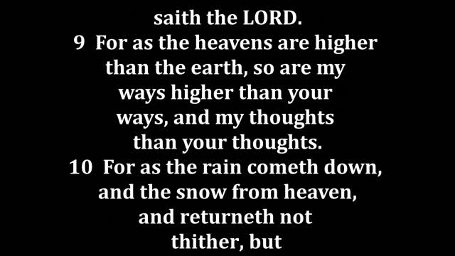 Isaiah 55 King James version