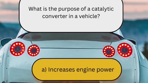 Basic Car Repair Knowledge Question 3