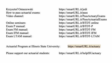 Exam LTAM exercise for July 25, 2021