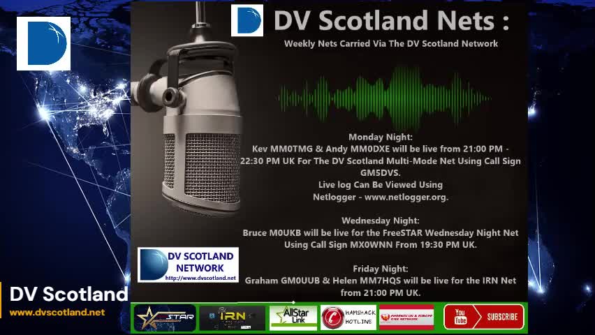 DV Scotland Weekly Nets & Hosted Nets Via The DV Scotland Network