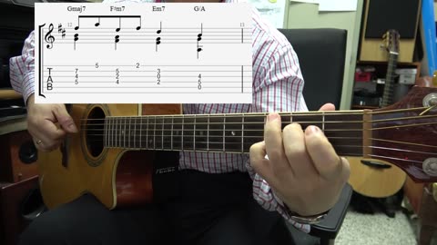 미워요 - 정인 - chord diagram, tab
