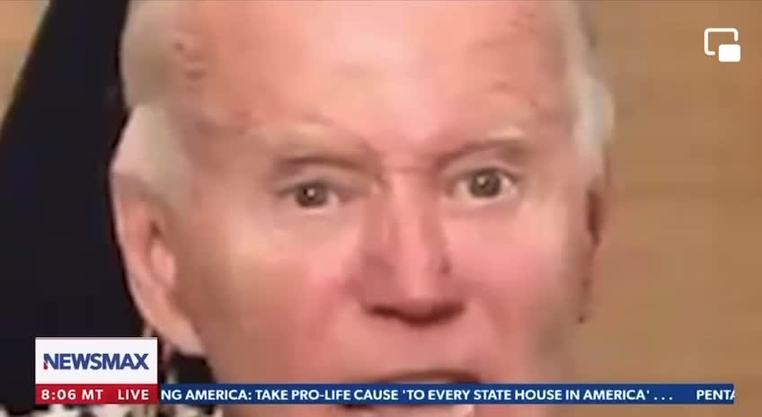 Biden Goes 33 Seconds Without Blinking Once 🤔