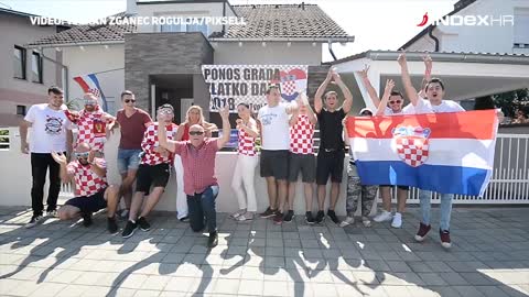 Varaždin: Susjedi i prijatelji priređuju doček za izbornika Zlatka Dalića