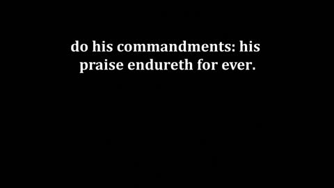 Psalms 111 King James version