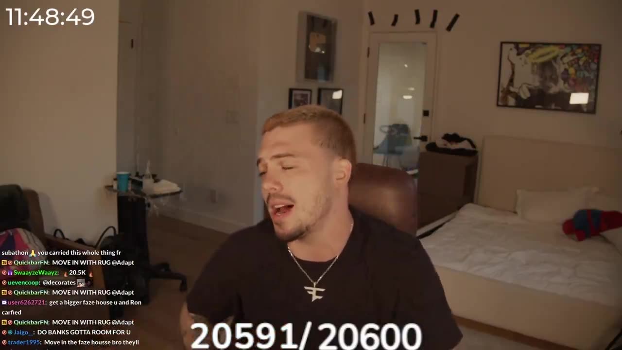 Adapt wasn't Invited to live in the new FaZe house after the Subathon ends