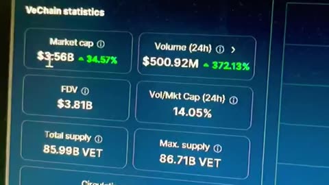 vechain vet yall sleep wake up! #fyp