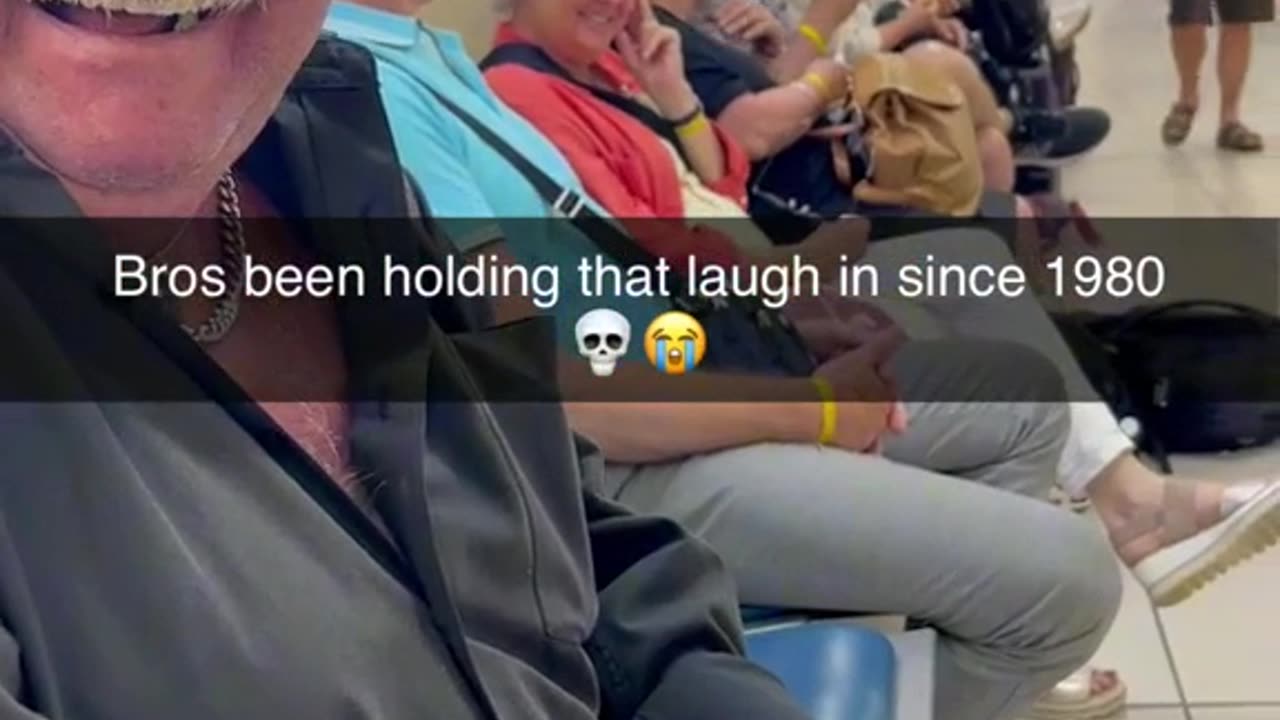 Bros been holding that laugh in since 1980